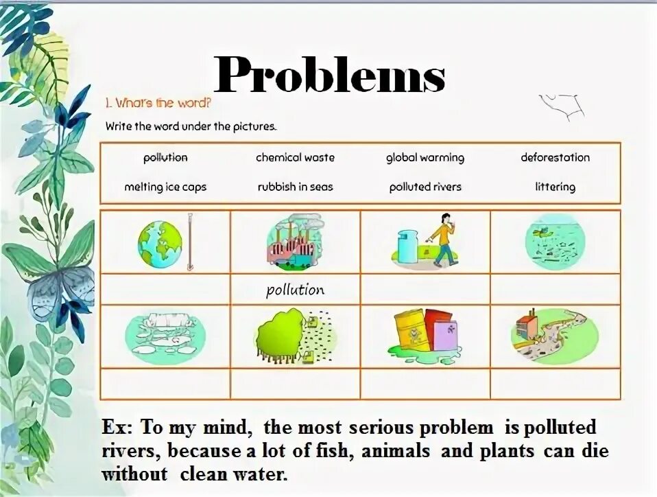 What are the most serious environmental problems