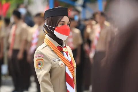 Hari Pramuka Bertabur Penghargaan, Atikoh Peroleh Lencana Melati dari Kwarnas - 