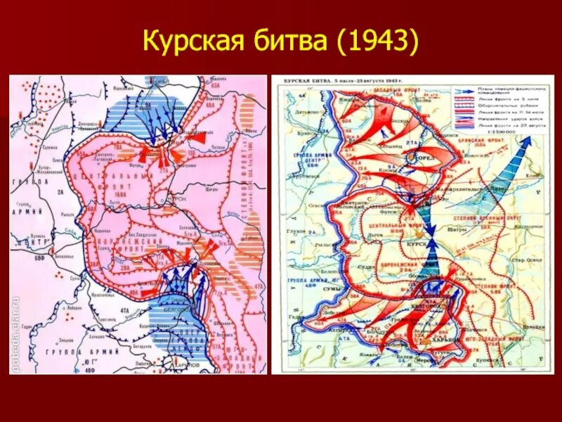 Советское контрнаступление на курской дуге. ВОВ 1943 Курская битва карта. Карты Курской битвы 1943 г. Курская битва карта сражения контрнаступление.