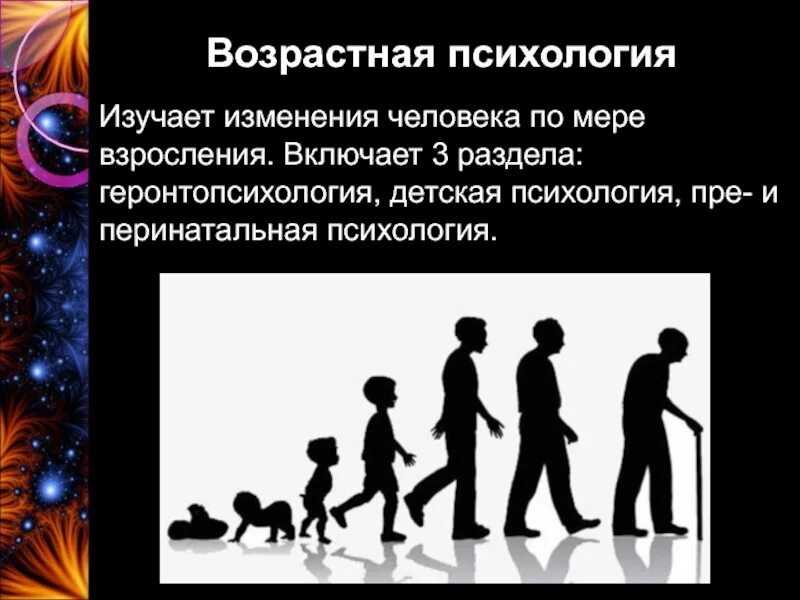 Конспект на тему взросление человека. Возрастная психология изучает. Возрастные изменения человека. Возрастная психология изу. Психология взросления.