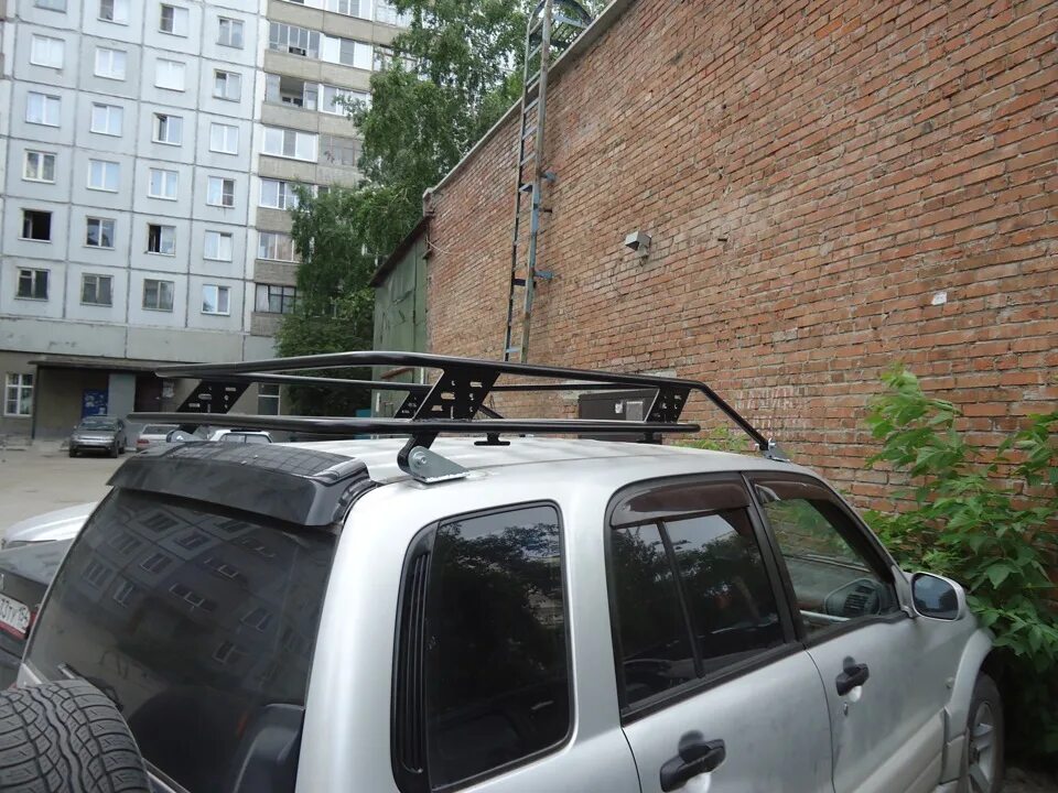 Багажник на крышу Suzuki Grand Vitara. Багажник на крышу Сузуки Гранд Витара 2011. Автобагажник для Suzuki Grand Vitara. Багажник Гранд Витара 1.