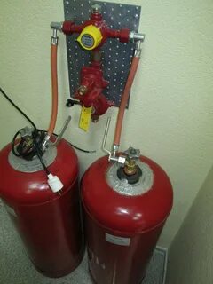 Газовые баллоны в частном доме