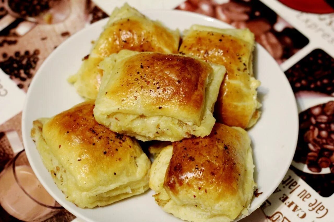 Рецепт слоеного теста и картошки фото