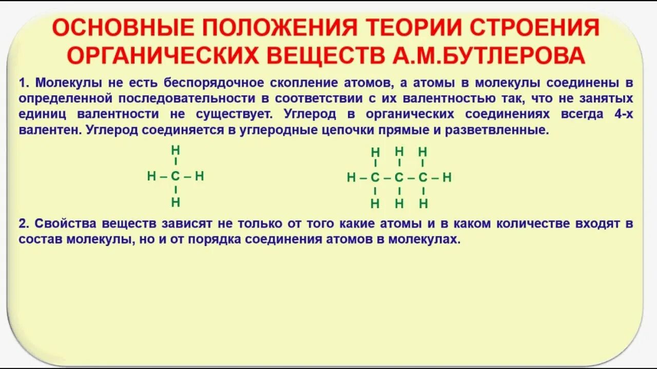 Бутлеров теория химического строения вещества. Положение теории строения органических соединений Бутлерова. Теория Бутлерова органическая химия 3 положение. Основы положения теории строения органических соединений. Теория строения веществ Бутлерова.