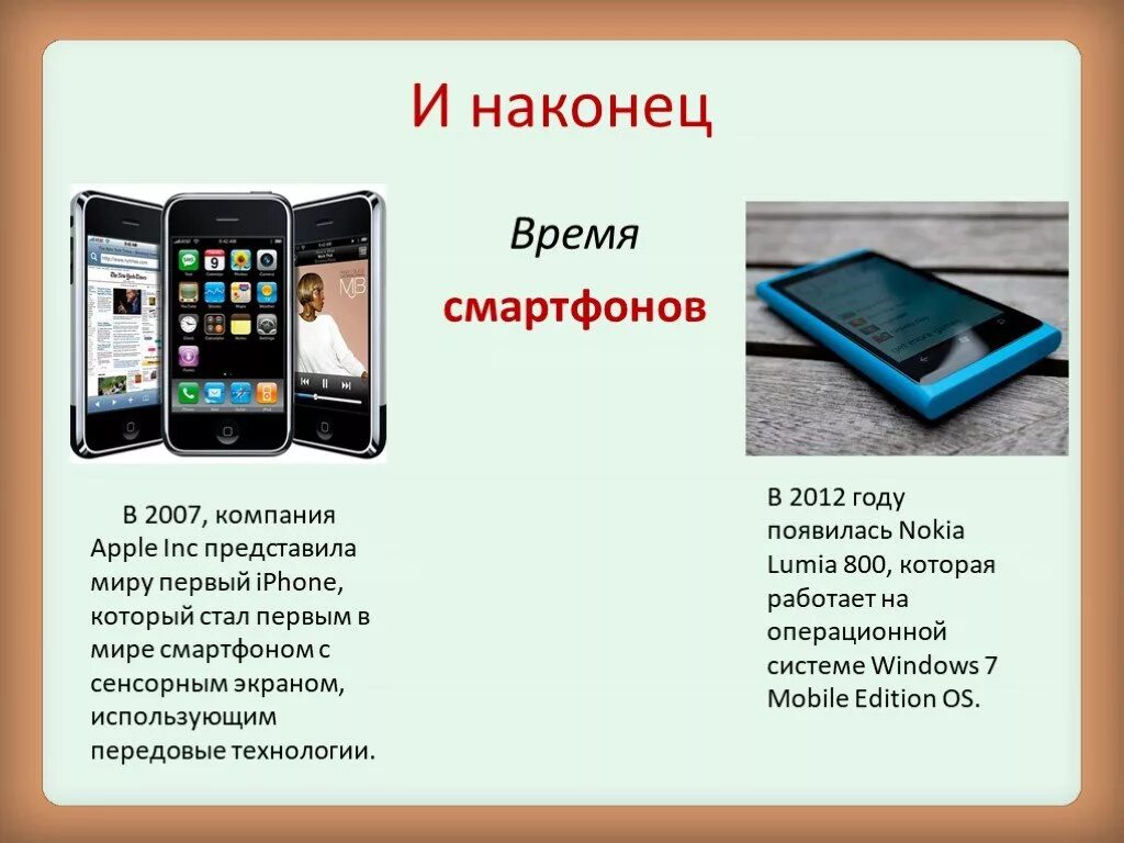 Составьте сообщение на телефон. Смартфон для презентации. Презентация на тему смартфоны. История создания сотового телефона. Презентация первого мобильного телефона.