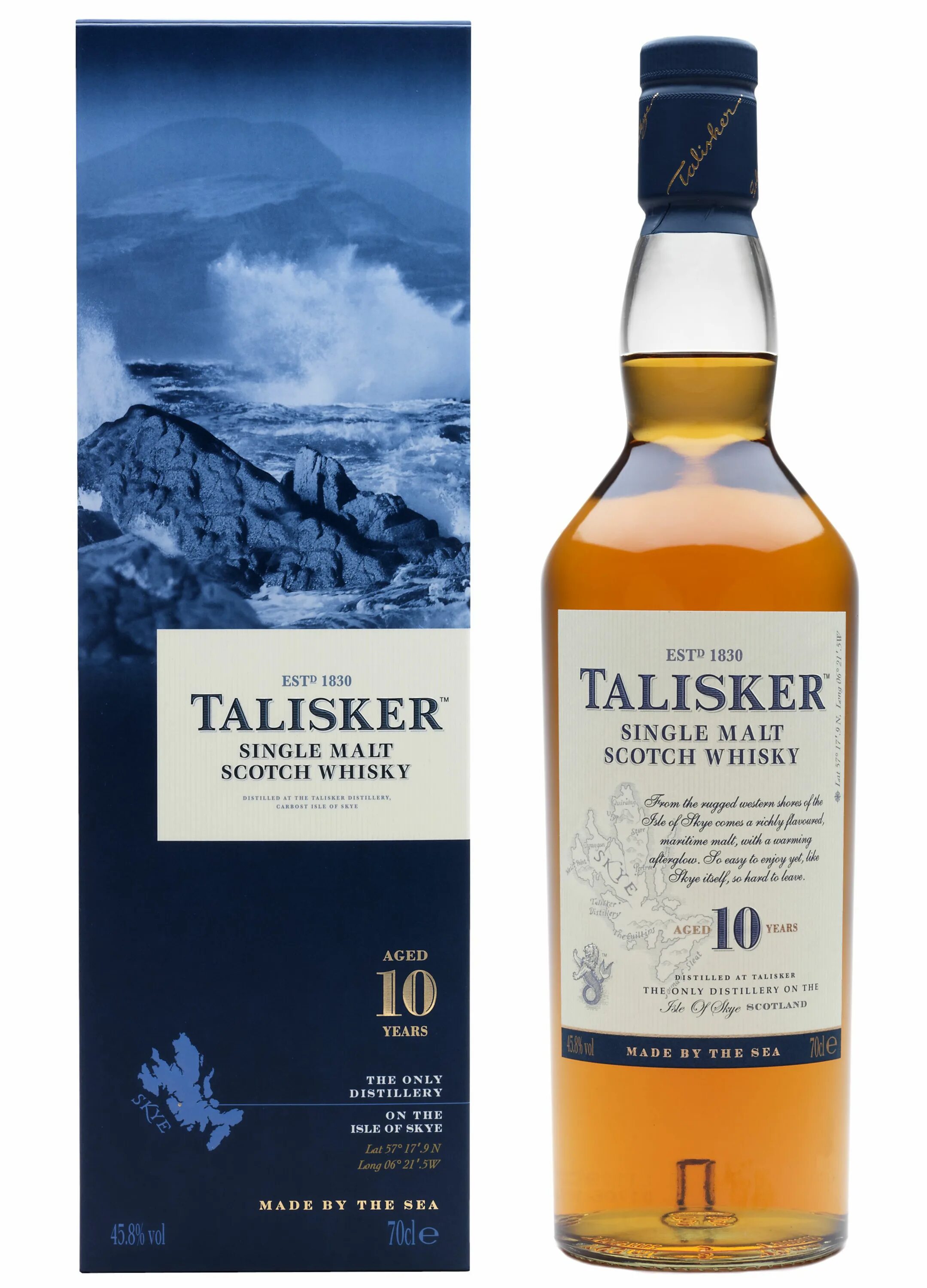 Талискер 10. Виски Талискер 10. Виски Talisker Single Malt 10 aged years. Виски Талискер Скай односолодовый 45.8 % 0.7 л. п/у.