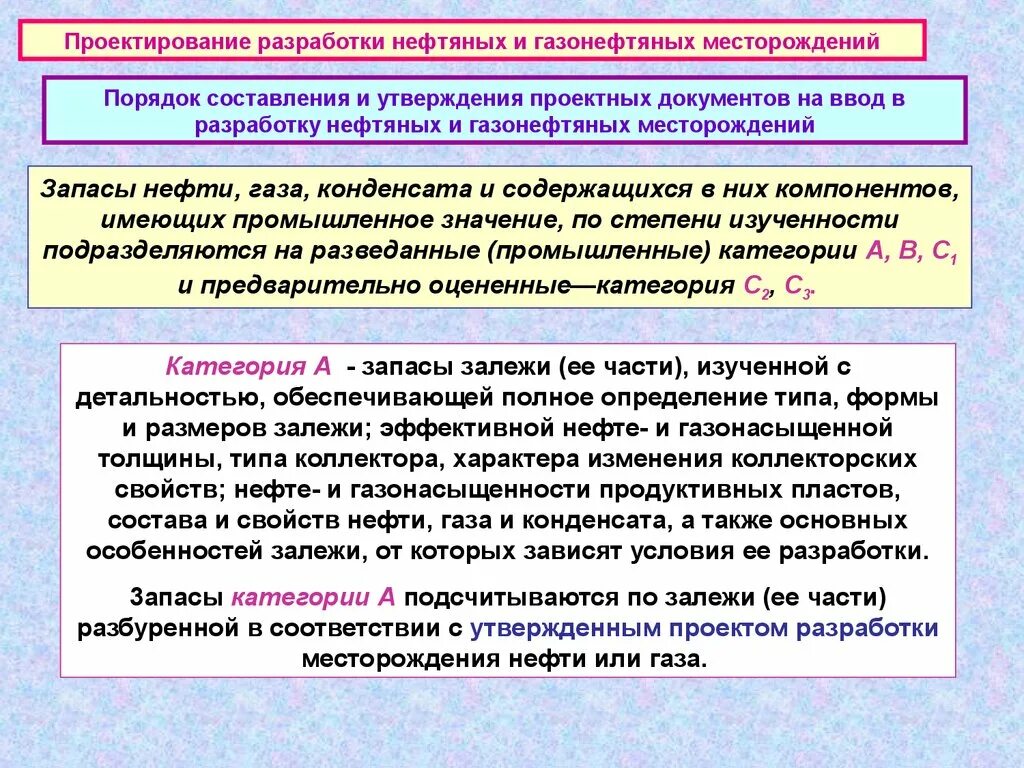 Документы нефти и газа