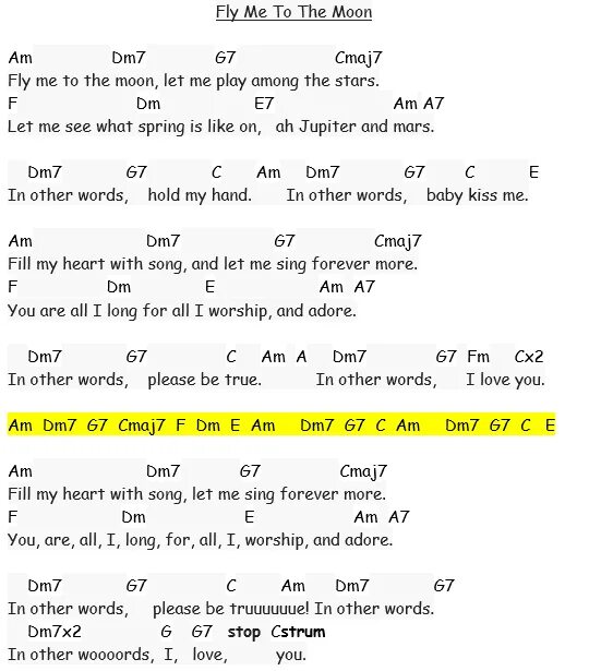 Слова фрэнка. Fly me to the Moon на гитаре. Fly me to the Moon Ноты для гитары. Fly me to the Moon табы для гитары. Fly me to the Moon аккорды.