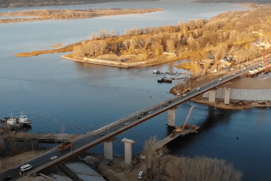 Новый мост в самарской области. Мост Тольятти. Климовский мост Тольятти. Мост через реку сок Куйбышев-Тольятти.