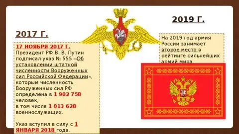Указ о штатной численности вооруженных сил