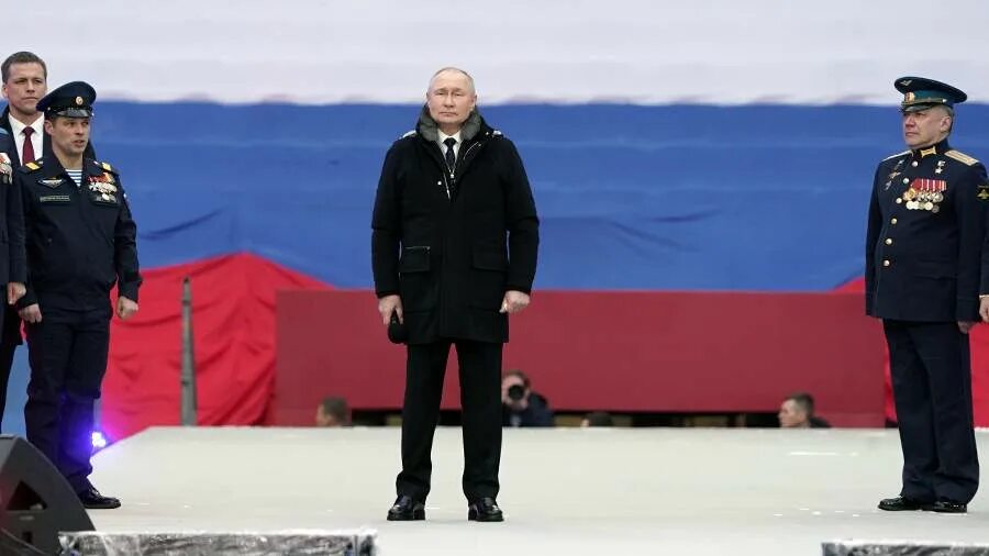 Выступление Путина 2023. Защитники Отечества России.