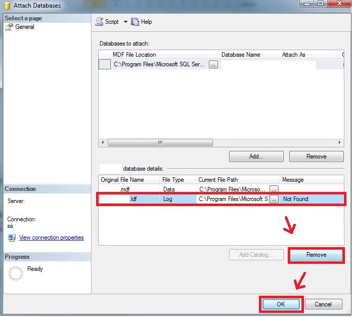 Attach database. Mssql attach database. mysql attach. cannot create a db connection. go .db files.