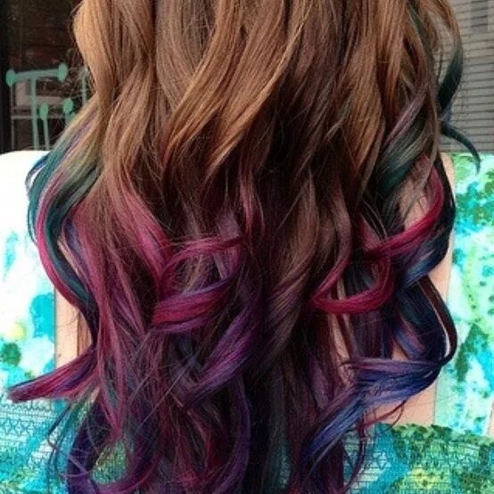 Pin on Lux Colored hair extensions, Hair color for women, Ombre curly hair