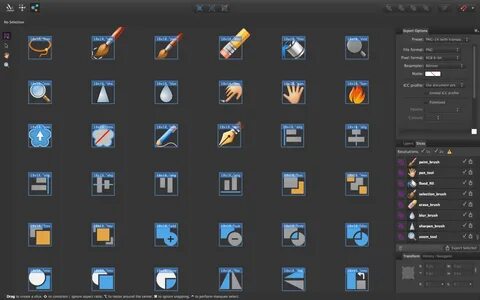 Fill selection