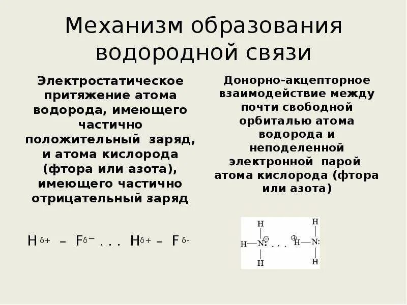 Связь между водородом и фтором