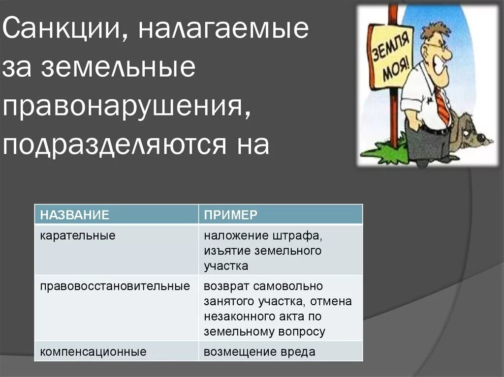 Содержание земельных правонарушений. Элементы земельного правонарушения. Виды ответственности за земельные правонарушения. Земельные правонарушения понятие и виды.