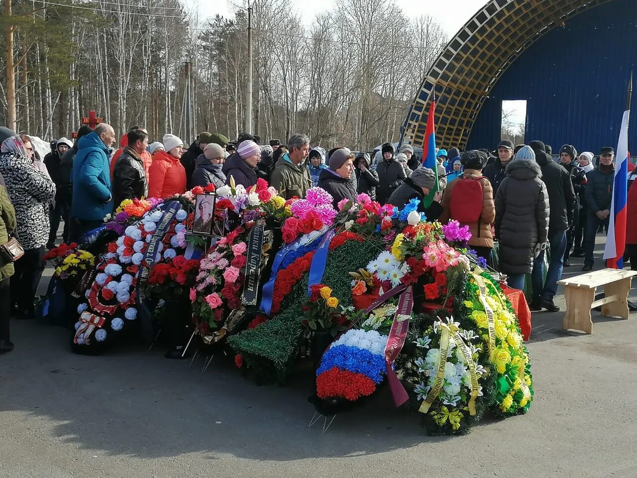 Прощание с павлом. Простились с погибшим на Украине.