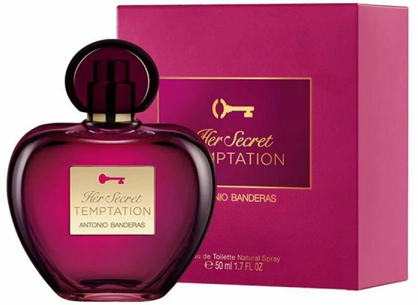 Banderas her secret temptation. Антонио Бандерас her Secret. Antonio Banderas Temptation духи. Antonio Banderas Secret Temptation женские. Antonio Banderas her Secret Temptation for women (EDT) 50мл.