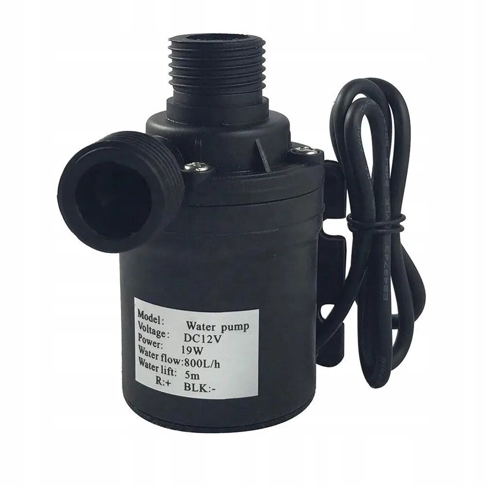 Проточный насос для воды. Water Pump dc12v 800l/h. Бесщеточный 12 v аквариумный насос постоянного тока. Бесщеточный погружной водяной насос, , 800 л/ч, 5 м, 12 в. Погружной насос - DC-12v.