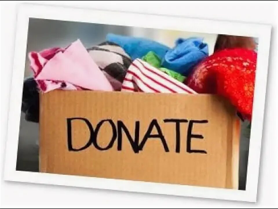 Доната одежда. Clothing donations.