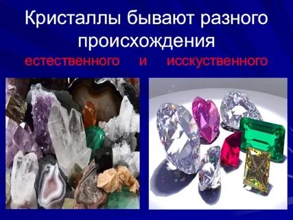 Виды кристаллов