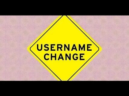 New username