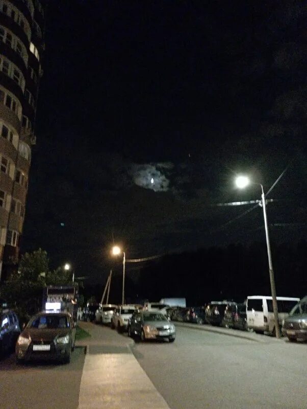 щербинка ночью