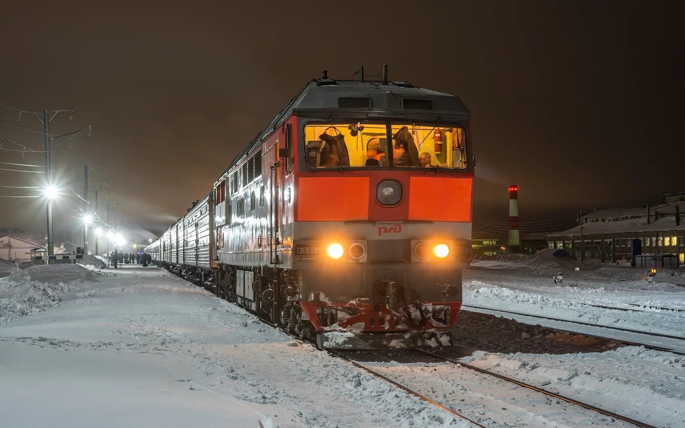 ТЭП 70 В Воркуте. Тепловоз тэп70 Воркута. Воркута поезд тэп70. Тэп70 Сыктывкар. Тэп зимой