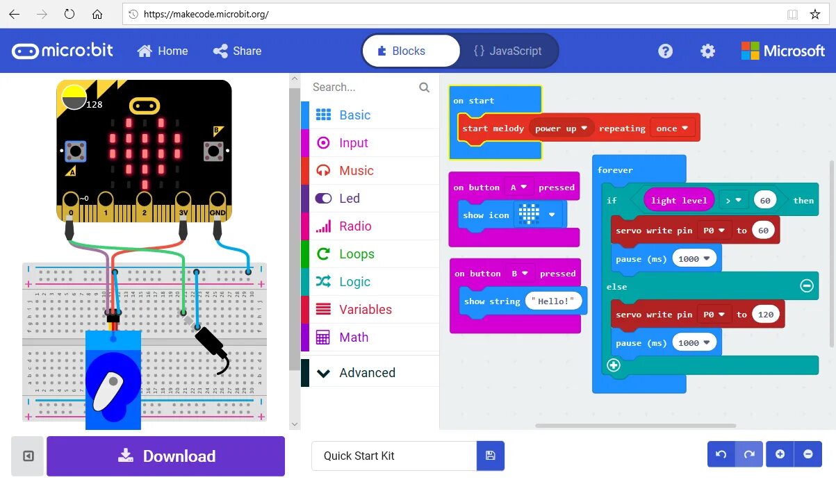 Microbit Quick Start Kit (without micro:bit)