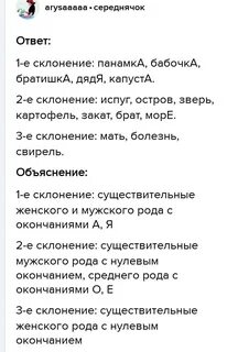 Панамка склонение