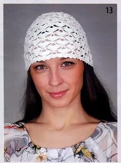 Шапочка для женщин на лето крючком