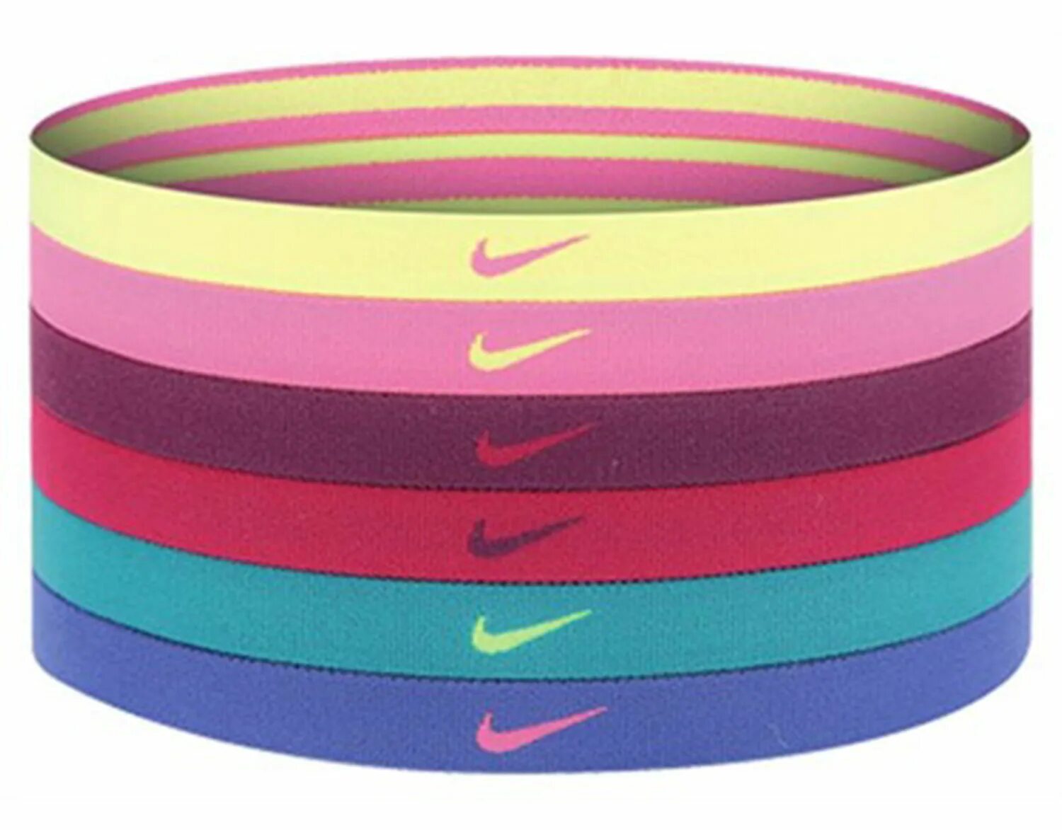 Резинка для волос Nike Swoosh Sport Headbands 6 шт., njn92-714, различный цвет. Nike Swoosh Sport Headbands 6 шт. Резинки для волос Nike Nike-Sport Headband. Резинка для волос Nike Swoosh. Резинка найк
