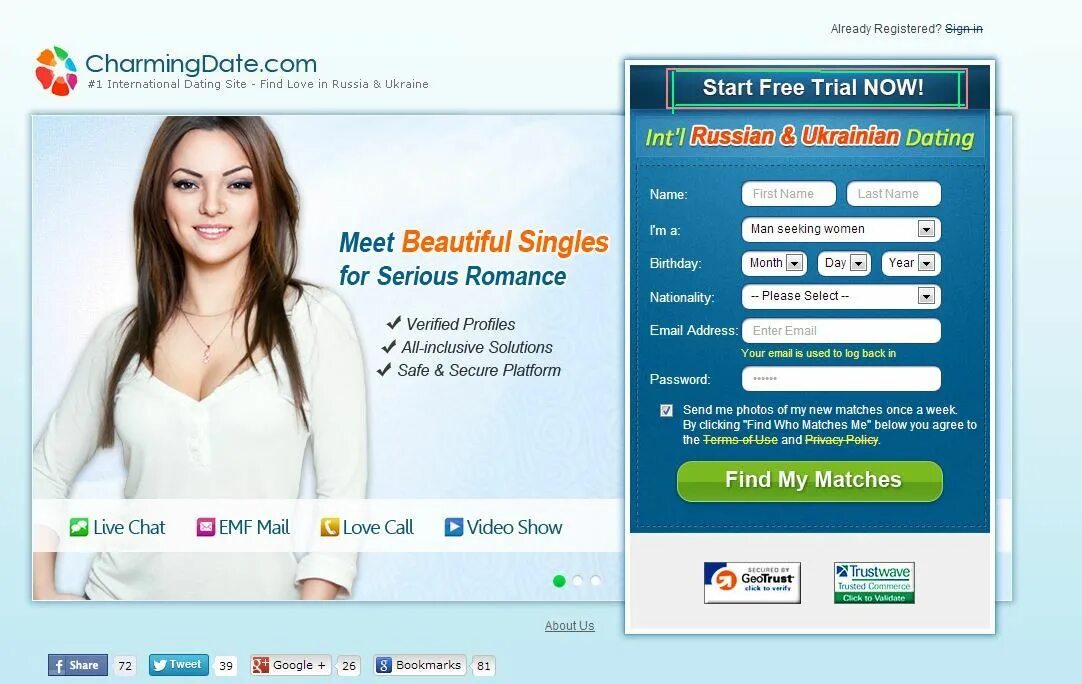 My dating name. International dating site for free. charmdate.com. the dating chat site. тома матвиенко charmdate.