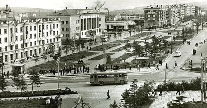Старнет магадан. Магадан 1960 &quot;проспект ленина&quot; союзпечать. магадан 1939. магадан ссср. магадан 1960 - е.