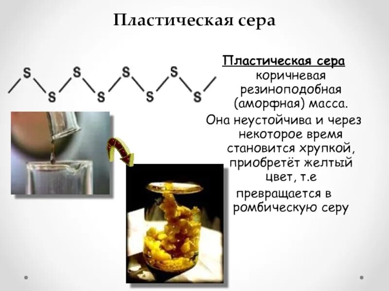 Почему сера желтая. Пластическая сера. Пластическая сера сера. Пластическая сера в природе. Сера презентация.