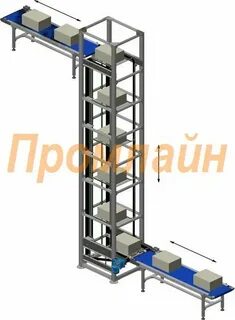 Ленточный цепной подъемник