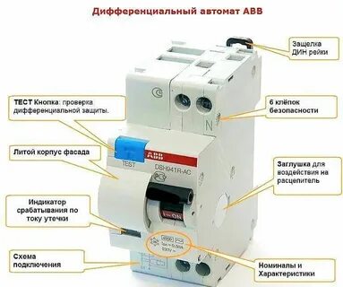Дифференцируемый автоматический выключатель