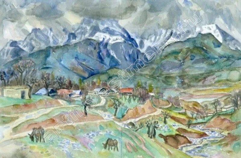 Кишлак нарисовать. Кишлак нарисовать