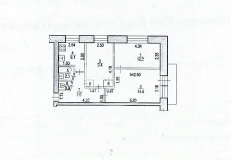 Кирпичная квартира планировка