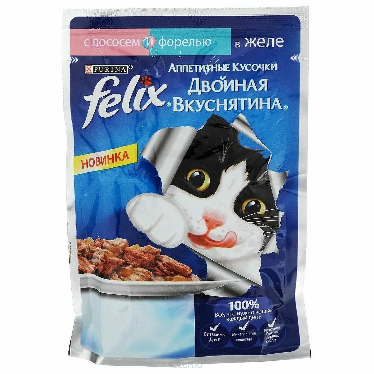 Felix влажный корм для кошек