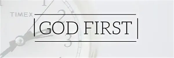 God first
