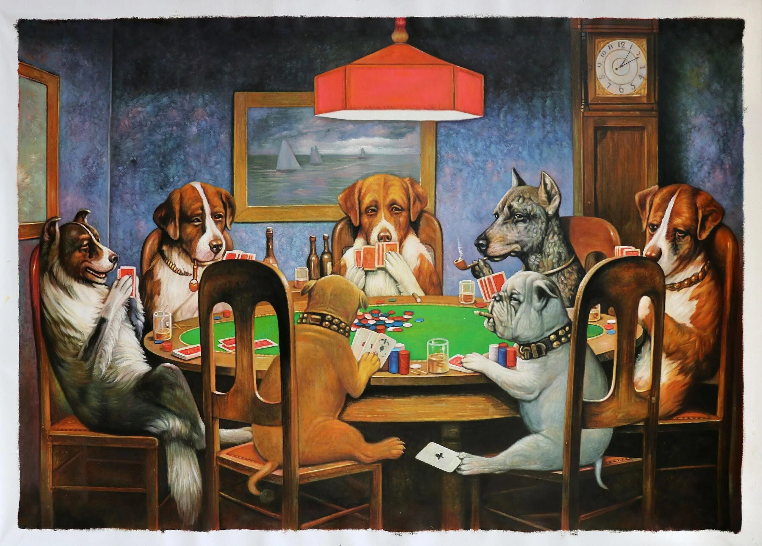 Собаки играют в покер кассиус кулидж. Кассиус Кулидж собаки Покер. Кассиус Марселлус художник. Собаки играющие в Покер картина. Кассиус Кулидж Ватерлоо.