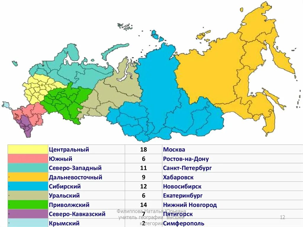 Укажите территориальный субъект в составе рф. Административно-территориальное деление России карта. Деление России по округам на карте. Карта субъектов Российской Федерации. Федеральные округа РФ контурная карта.