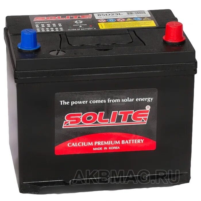 Аккумулятор solite 85d23l. 95d23l аккумулятор solite. аккумулятор 6ст- 70 &quot;solite&quot; п.п. ( пусковой ток 580а ). акб solite 85d23l 70а/ч.