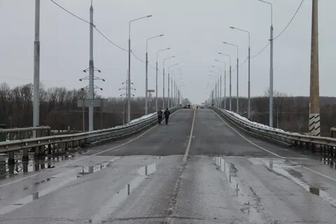 Гагаринский мост закрыли