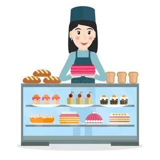 Мама работает в магазине