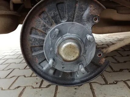 Замена кожуха тормозного диска