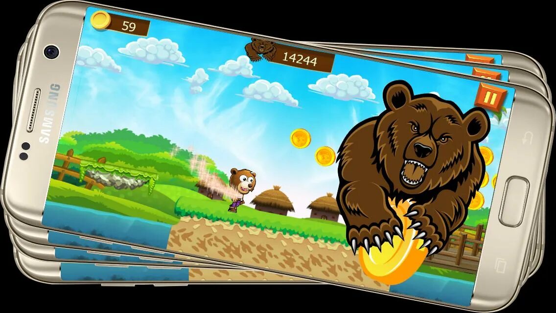 Супер медведь приключения. Супер медведь игра. Супер Беар адвенчер. Super Bear Adventure Стикеры. Читы на супер медведь