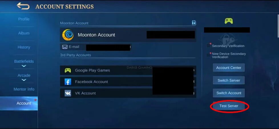 Legend server