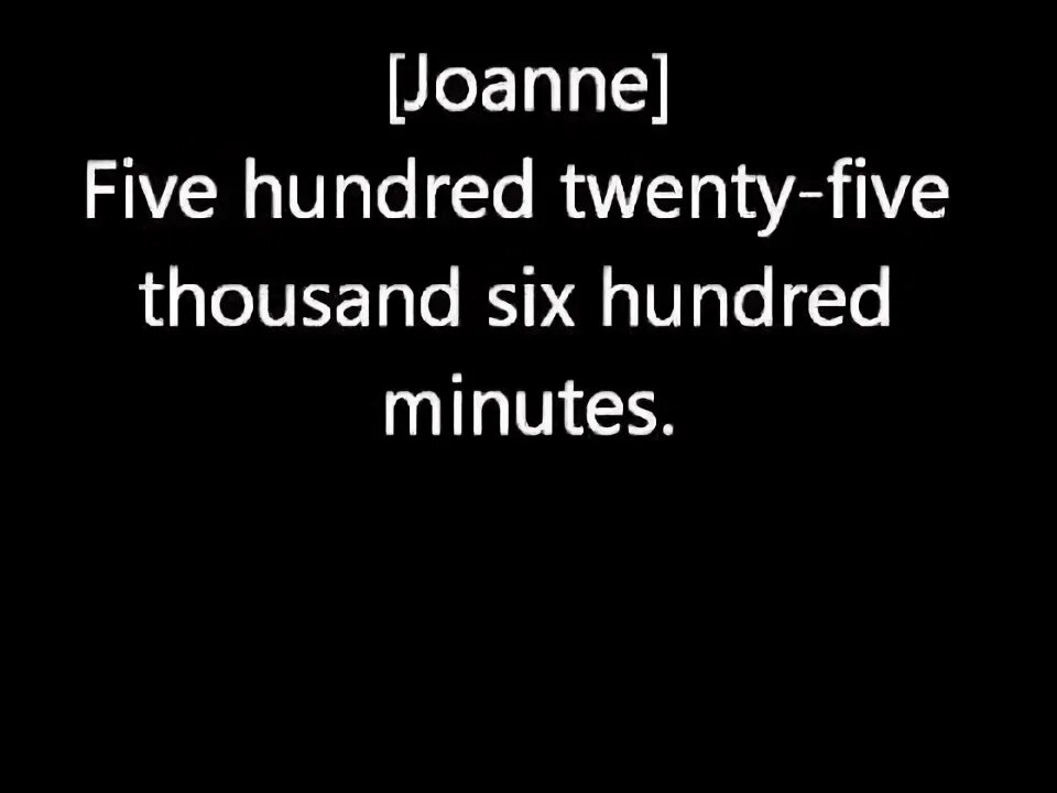 One thousand and five. Seasons of love rent. six thousand six hundred.